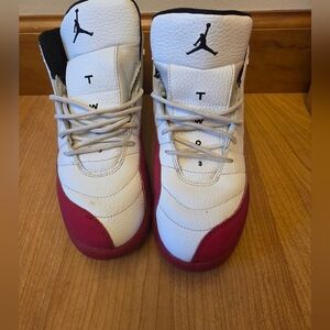 Jordan Kids Sneakers in White and Red